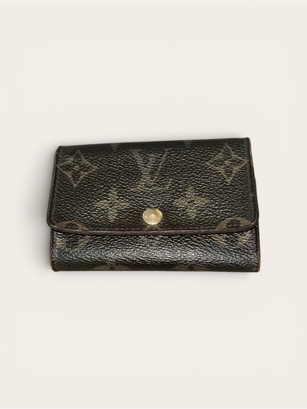 Louis Vuitton Monogram Trifold Wallet - Brown/Black - Picture 1 of 2